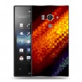 Дизайнерский пластиковый чехол для Sony Xperia acro S На грани яркости