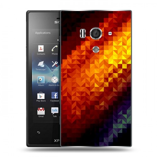 Дизайнерский пластиковый чехол для Sony Xperia acro S На грани яркости