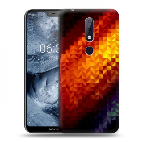 Дизайнерский пластиковый чехол для Nokia 6.1 Plus На грани яркости