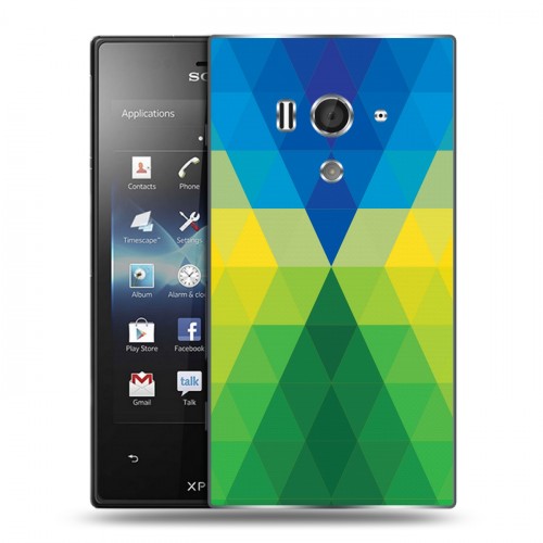 Дизайнерский пластиковый чехол для Sony Xperia acro S На грани яркости