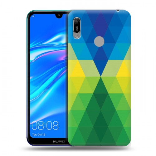 Дизайнерский пластиковый чехол для Huawei Y6 (2019) На грани яркости