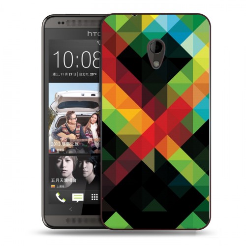 Дизайнерский пластиковый чехол для HTC Desire 700 На грани яркости