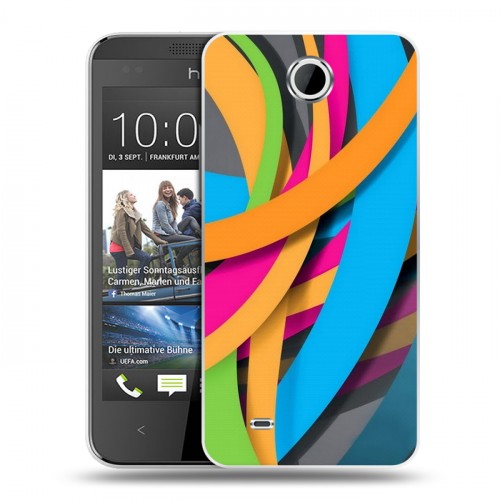 Дизайнерский пластиковый чехол для HTC Desire 300 На грани яркости