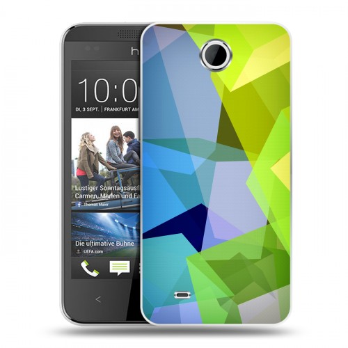 Дизайнерский пластиковый чехол для HTC Desire 300 На грани яркости