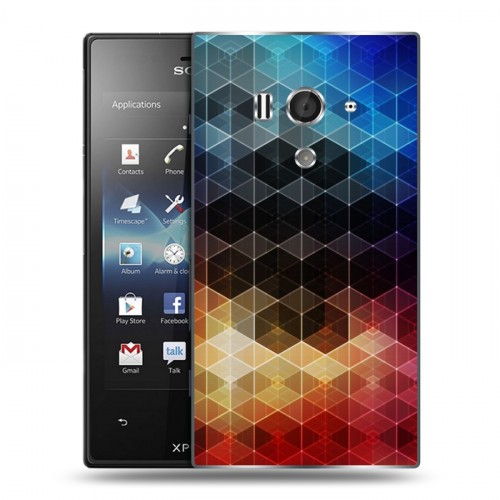 Дизайнерский пластиковый чехол для Sony Xperia acro S На грани яркости