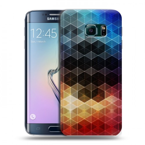Дизайнерский пластиковый чехол для Samsung Galaxy S6 Edge На грани яркости