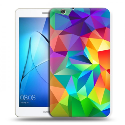 Дизайнерский силиконовый чехол для Huawei MediaPad T3 7 3G Геометрия радости