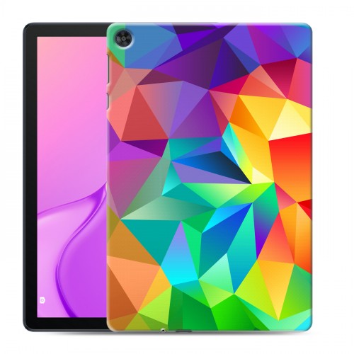 Дизайнерский силиконовый чехол для Huawei MatePad T10 Геометрия радости