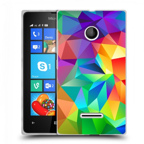 Дизайнерский пластиковый чехол для Microsoft Lumia 435 Геометрия радости