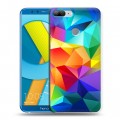Дизайнерский пластиковый чехол для Huawei Honor 9 Lite Геометрия радости
