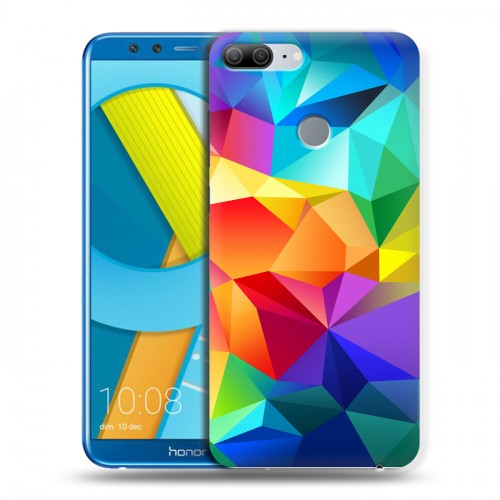 Дизайнерский пластиковый чехол для Huawei Honor 9 Lite Геометрия радости