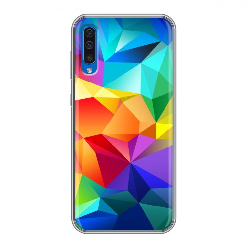 Дизайнерский силиконовый чехол для Samsung Galaxy A50 Геометрия радости