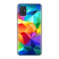 Дизайнерский силиконовый чехол для Samsung Galaxy A51 Геометрия радости