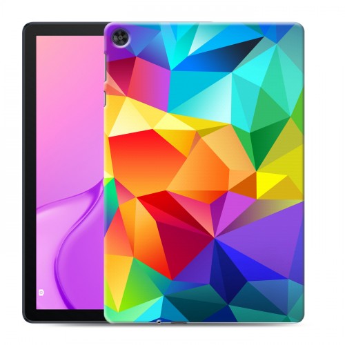 Дизайнерский силиконовый чехол для Huawei MatePad T10 Геометрия радости