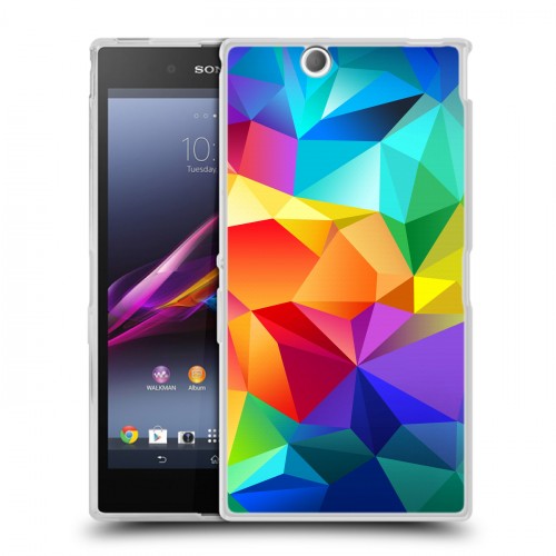 Дизайнерский пластиковый чехол для Sony Xperia Z Ultra  Геометрия радости