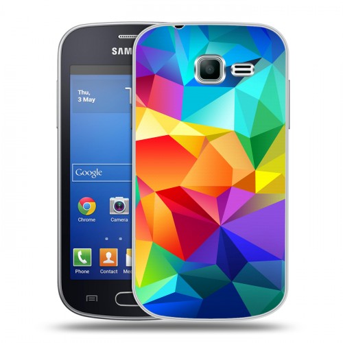 Дизайнерский пластиковый чехол для Samsung Galaxy Trend Lite Геометрия радости