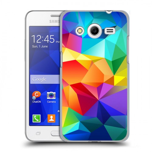 Дизайнерский пластиковый чехол для Samsung Galaxy Core 2 Геометрия радости
