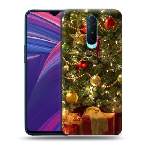 Дизайнерский пластиковый чехол для OPPO RX17 Pro Новогодняя елка