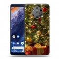 Дизайнерский силиконовый чехол для Nokia 9 PureView Новогодняя елка