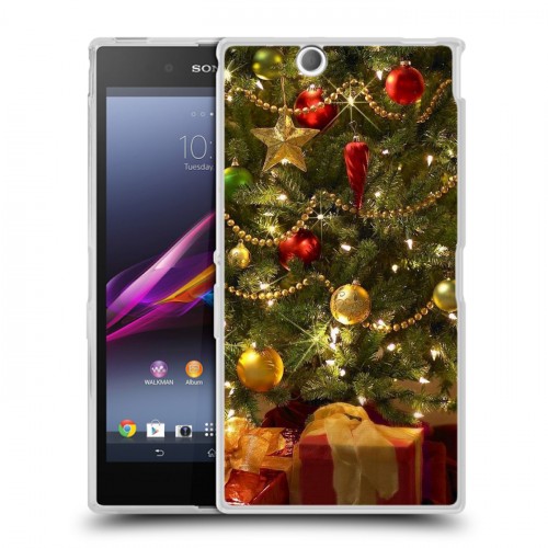 Дизайнерский пластиковый чехол для Sony Xperia Z Ultra  Новогодняя елка