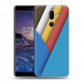 Дизайнерский пластиковый чехол для Nokia 7 Plus Геометрия радости