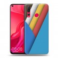 Дизайнерский пластиковый чехол для Huawei Nova 4 Геометрия радости