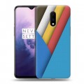 Дизайнерский пластиковый чехол для OnePlus 7 Геометрия радости