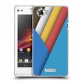 Дизайнерский пластиковый чехол для Sony Xperia L Геометрия радости