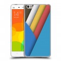 Дизайнерский пластиковый чехол для Xiaomi Mi Note Геометрия радости