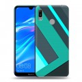 Дизайнерский пластиковый чехол для Huawei Y6 (2019) Геометрия радости