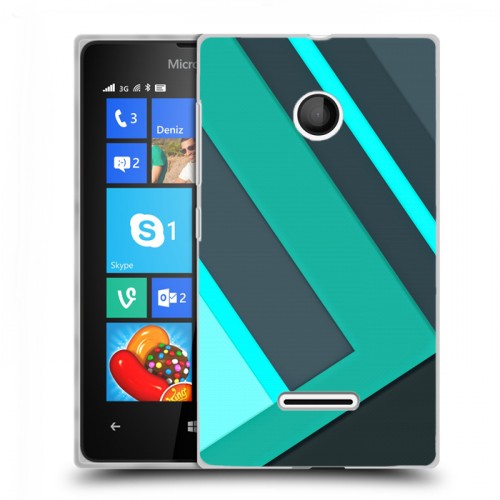 Дизайнерский пластиковый чехол для Microsoft Lumia 435 Геометрия радости