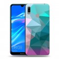 Дизайнерский пластиковый чехол для Huawei Y6 (2019) Геометрия радости