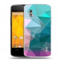 Дизайнерский пластиковый чехол для LG Google Nexus 4 Геометрия радости