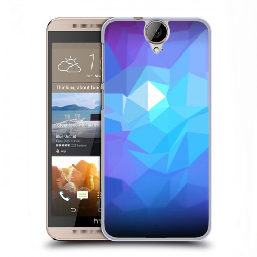 Дизайнерский пластиковый чехол для HTC One E9+ Геометрия радости