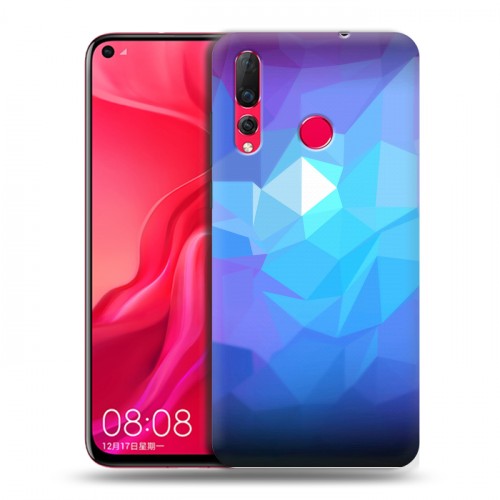 Дизайнерский пластиковый чехол для Huawei Nova 4 Геометрия радости