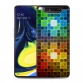 Дизайнерский пластиковый чехол для Samsung Galaxy A80 Геометрия радости