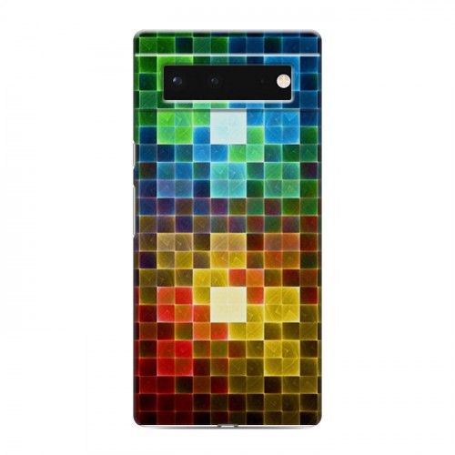 Дизайнерский пластиковый чехол для Google Pixel 6 Геометрия радости