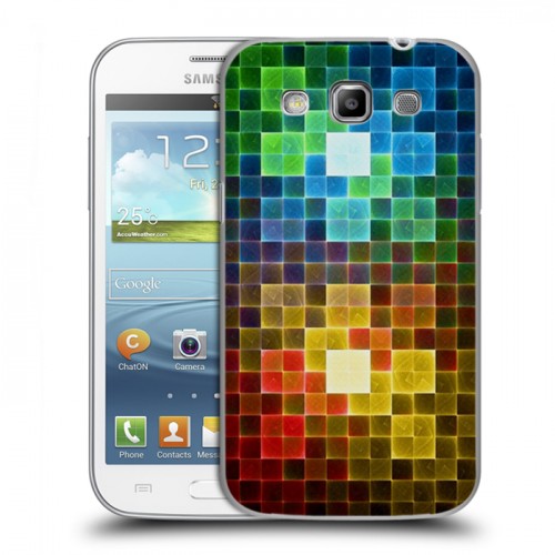 Дизайнерский пластиковый чехол для Samsung Galaxy Win Геометрия радости