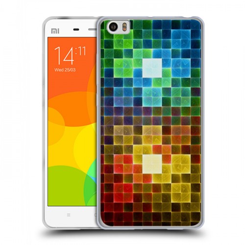 Дизайнерский силиконовый чехол для Xiaomi Mi Note Геометрия радости