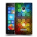 Дизайнерский пластиковый чехол для Microsoft Lumia 435 Геометрия радости