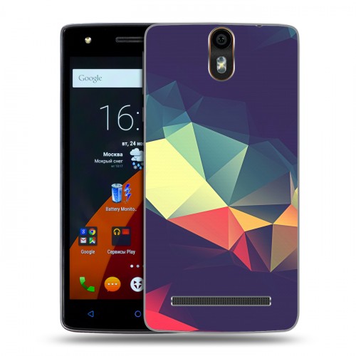 Дизайнерский силиконовый чехол для Wileyfox Storm Геометрия радости