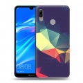 Дизайнерский пластиковый чехол для Huawei Y6 (2019) Геометрия радости