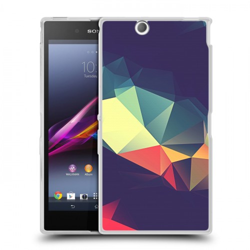 Дизайнерский пластиковый чехол для Sony Xperia Z Ultra  Геометрия радости