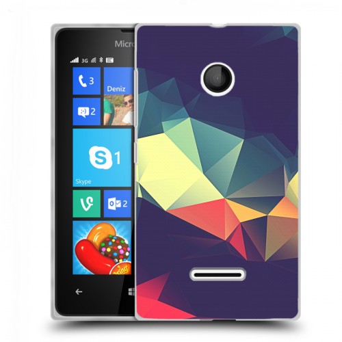 Дизайнерский пластиковый чехол для Microsoft Lumia 435 Геометрия радости