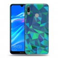 Дизайнерский пластиковый чехол для Huawei Y6 (2019) Геометрия радости