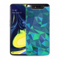 Дизайнерский пластиковый чехол для Samsung Galaxy A80 Геометрия радости