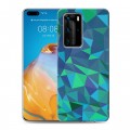 Дизайнерский пластиковый чехол для Huawei P40 Pro Геометрия радости