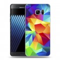 Дизайнерский пластиковый чехол для Samsung Galaxy Note 7 Геометрия радости