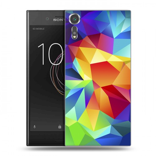 Дизайнерский пластиковый чехол для Sony Xperia XZs Геометрия радости