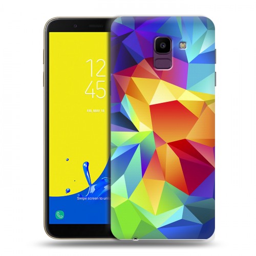 Дизайнерский пластиковый чехол для Samsung Galaxy J6 Геометрия радости